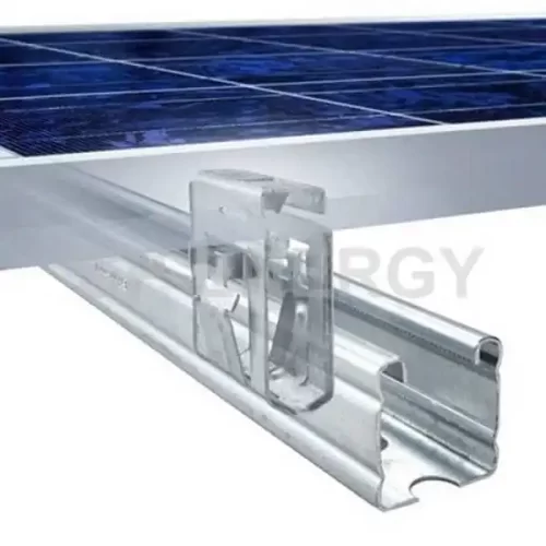 Solar panel mounting clip