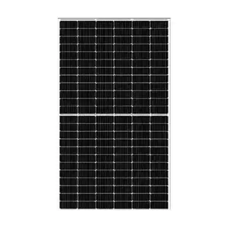 High-resolution image of the Jinko 615W Solar Panel showcasing sleek black frame and cell design
