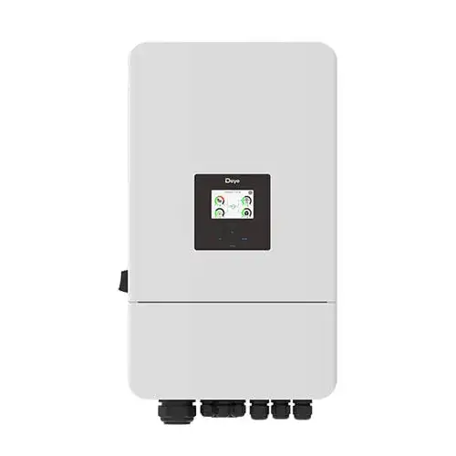 sp-energy - solar panels, inverters and batteries south africa 16 Deye 8KW Hybrid Inverter SUN-8K-SG05LP1-EU-SM2 front-facing view on white background.